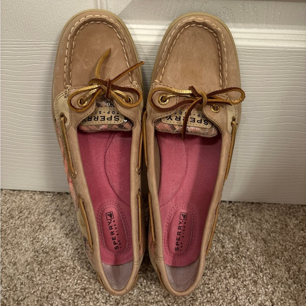 Pink Sperry’s Boat Shoes